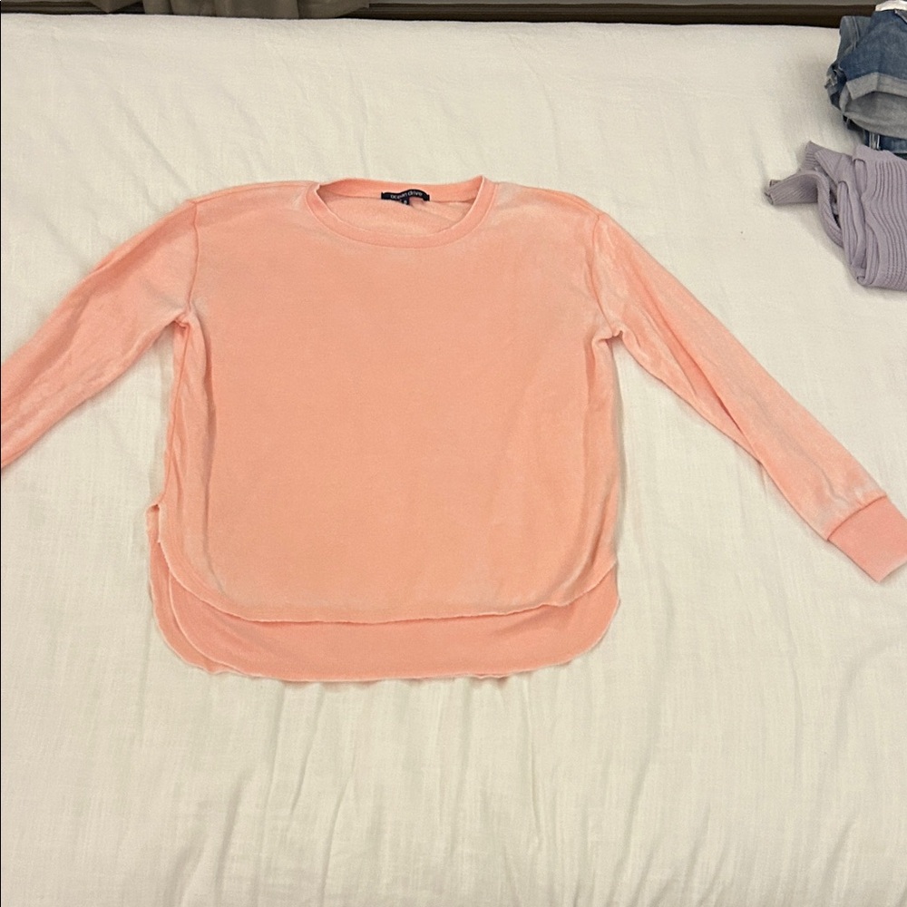 Ocean Drive Coral Long Sleeve Top